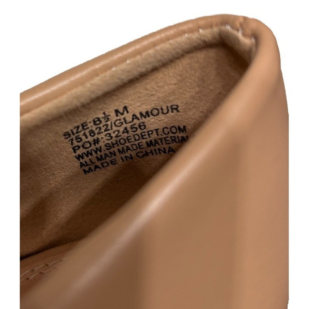 Chelsea Moreland Heels Womens 8.5M Glamour Pump Beige Nude EUC - Picture 8 of 11